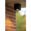 Lucide LEEDS outdoor ceiling light LED black, 1-light source