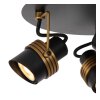 Lucide TUNDRAN Ceiling Light black, 3-light sources