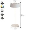 Lutec COCKTAIL Table lamp LED white, 1-light source