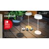Lutec COCKTAIL Table lamp LED black, 1-light source