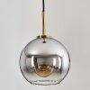 Koyoto Pendant Light glass 20 cm antique brass, 1-light source