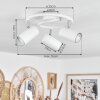 Javel Ceiling Light chrome, white, 3-light sources