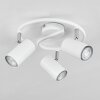 Javel Ceiling Light chrome, white, 3-light sources