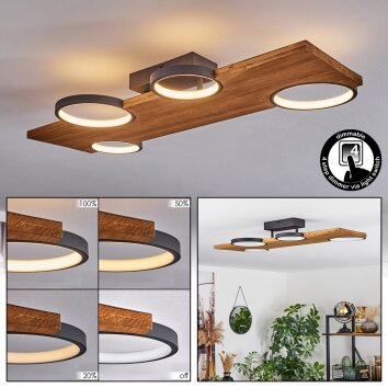 Musac Ceiling Light LED Ecru, 1-light source