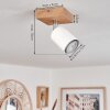 Nazca Ceiling Light Ecru, 1-light source