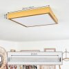 Broglen Ceiling Light LED gold, 1-light source