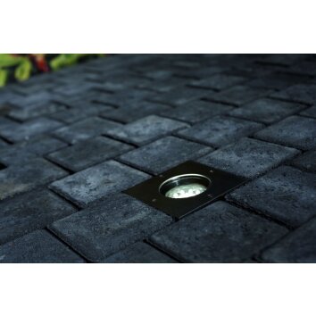 Nordlux TILOS recessed light stainless steel, 1-light source