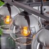 Koyoto Pendant Light glass 15 cm Smoke-coloured, 3-light sources