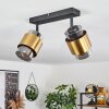 Traak Ceiling Light black, 2-light sources