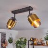 Traak Ceiling Light black, 2-light sources