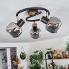 Lexington Ceiling Light black, 3-light sources