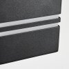 Fokpo Outdoor Wall Light LED black, 1-light source