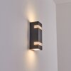 Fokpo Outdoor Wall Light LED black, 1-light source
