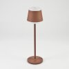 Walt Table lamp LED rust-coloured, 1-light source