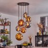 Cabreiro Pendant Light Oxidised Silver, 7-light sources