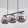Koyoto Pendant Light glass 20 cm Smoke-coloured, 3-light sources