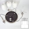 Verbania Ceiling Light black, 3-light sources