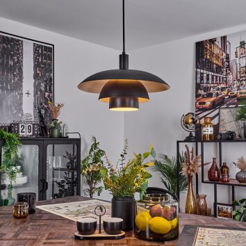 Sundet Pendant Light black, 1-light source