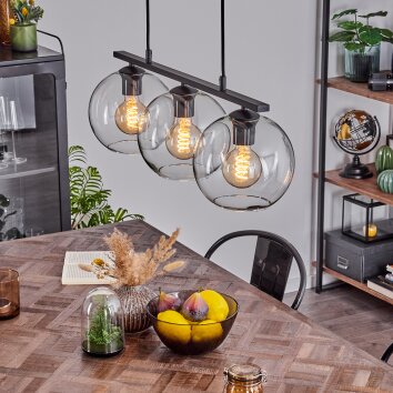 Koyoto Pendant Light glass 20 cm clear, 3-light sources
