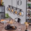 Koyoto Pendant Light glass 20 cm Smoke-coloured, 4-light sources
