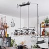 Koyoto Pendant Light glass 20 cm Smoke-coloured, 4-light sources