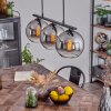 Koyoto Pendant Light glass 20 cm Smoke-coloured, 3-light sources