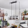 Koyoto Pendant Light glass 20 cm Smoke-coloured, 3-light sources