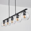 Koyoto Pendant Light glass 15 cm clear, 5-light sources