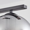 Koyoto Pendant Light glass 20 cm Smoke-coloured, 3-light sources