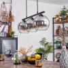 Koyoto Pendant Light glass 20 cm Smoke-coloured, 3-light sources