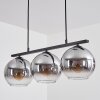 Koyoto Pendant Light glass 20 cm Smoke-coloured, 3-light sources