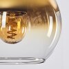 Koyoto Pendant Light glass 15 cm Amber, 4-light sources