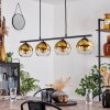 Koyoto Pendant Light glass 15 cm Amber, 4-light sources