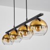 Koyoto Pendant Light glass 15 cm Amber, 4-light sources