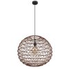 Globo SENNI Pendant Light black, 1-light source