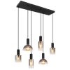Globo CLASSIS Pendant Light black, 6-light sources