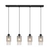 Globo BACKEY Pendant Light black, 4-light sources