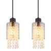 Globo BACKEY Pendant Light black, 4-light sources