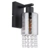 Globo BACKEY Wall Light black, 1-light source