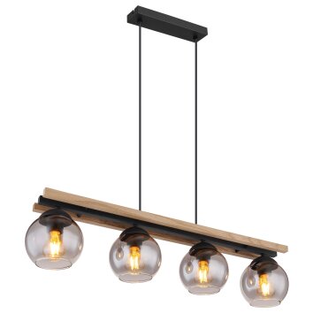 Globo CONNI Pendant Light black, 4-light sources