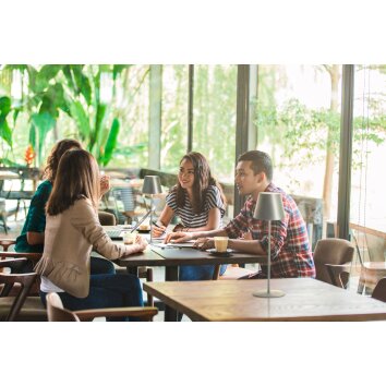 FHL easy Cosenza Table lamp LED silver, 1-light source, Colour changer