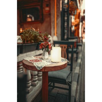 FHL easy Orno Table lamp LED white, 1-light source, Remote control, Colour changer