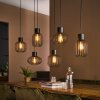 Lalora pendant luminaire anthracite, 6-light sources