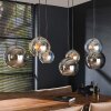 Multi pendant luminaire anthracite, 7-light sources