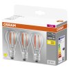 OSRAM Set of 3 LED E27 7,5 Watt 2700 Kelvin 1055 Lumen