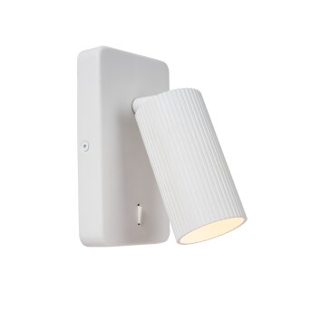 Lucide CLUBS Wall Light white, 1-light source