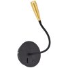 Brilliant Jutta Wall Light LED black, 1-light source