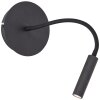 Brilliant Jutta Wall Light LED black, 1-light source