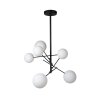 Lucide ALARA Pendant Light LED black, 6-light sources
