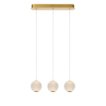 Lucide CINTRA Pendant Light LED gold, 3-light sources